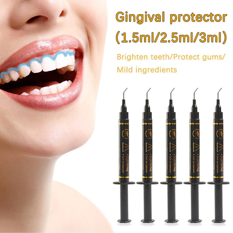 Teeth Whitening Gingival Barrier - جيل صمغ اللثة ، حقنة أسنان