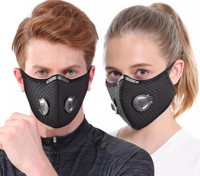 Teeth Whitening Mask - قناع ركوب الدراجات الرياضي قابل للغسل