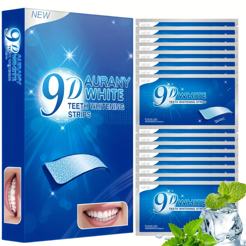 Teeth Whitening Essence - 21 زوجًا من شرائط تبييض الأسنان