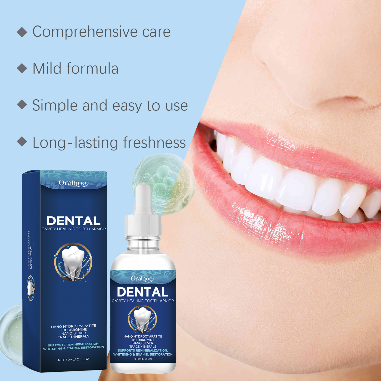 سيروم أورالهو لتفتيح الأسنان،  - مراجعة Teeth Whitening Naturally وسعره