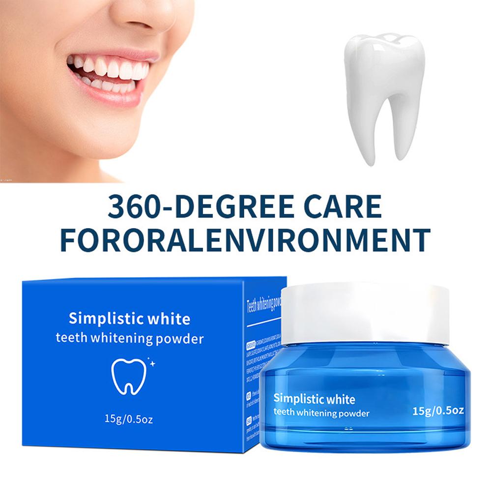مسحوق تبييض الأسنان الأبيض الب - مراجعة Teeth Whitening Essence وسعره