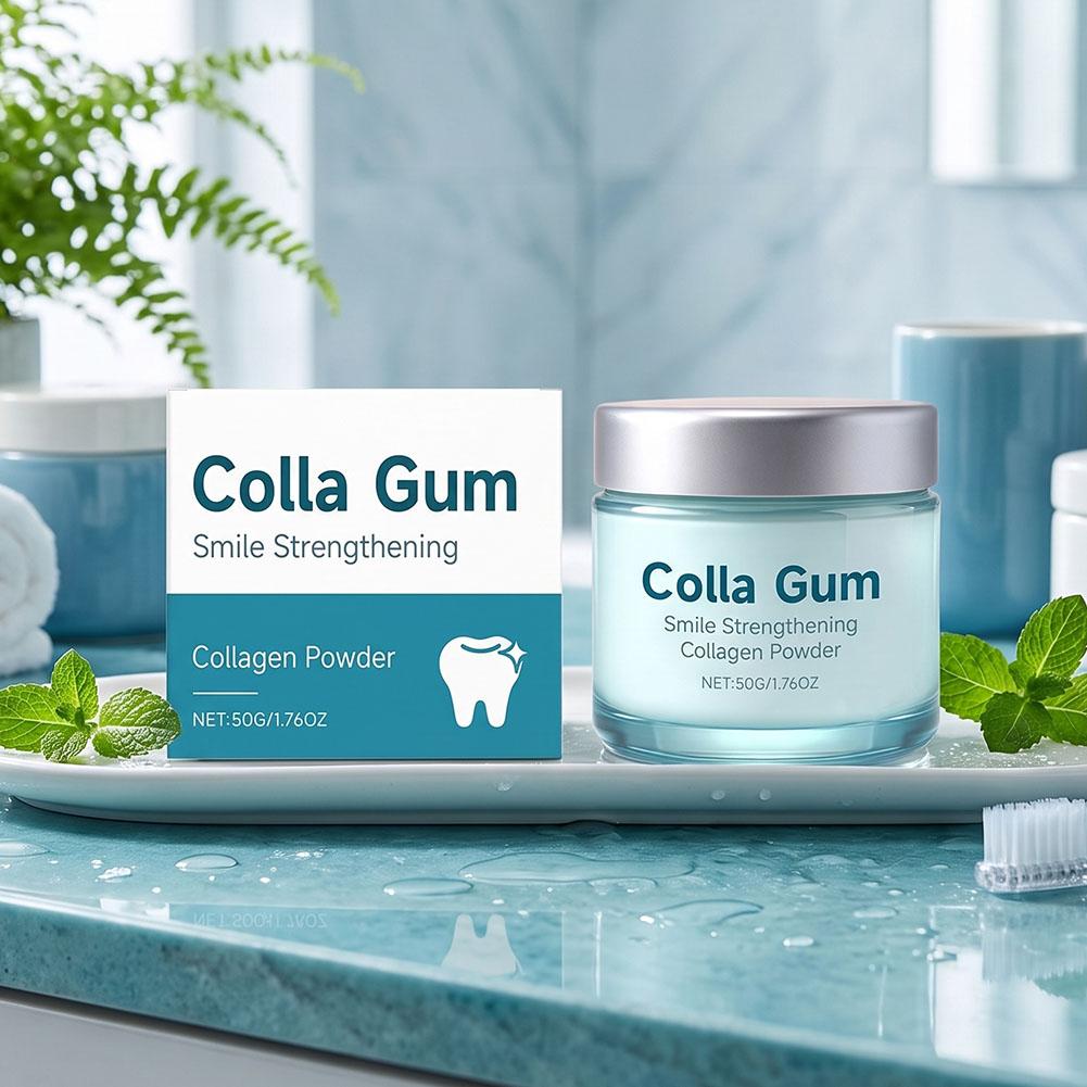 مسحوق الكولاجين لتقوية اللثة و - مراجعة Teeth Whitening Zimba وسعره