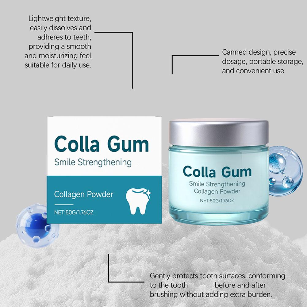 مسحوق الكولاجين لتقوية اللثة و - مراجعة Teeth Whitening Zimba وسعره