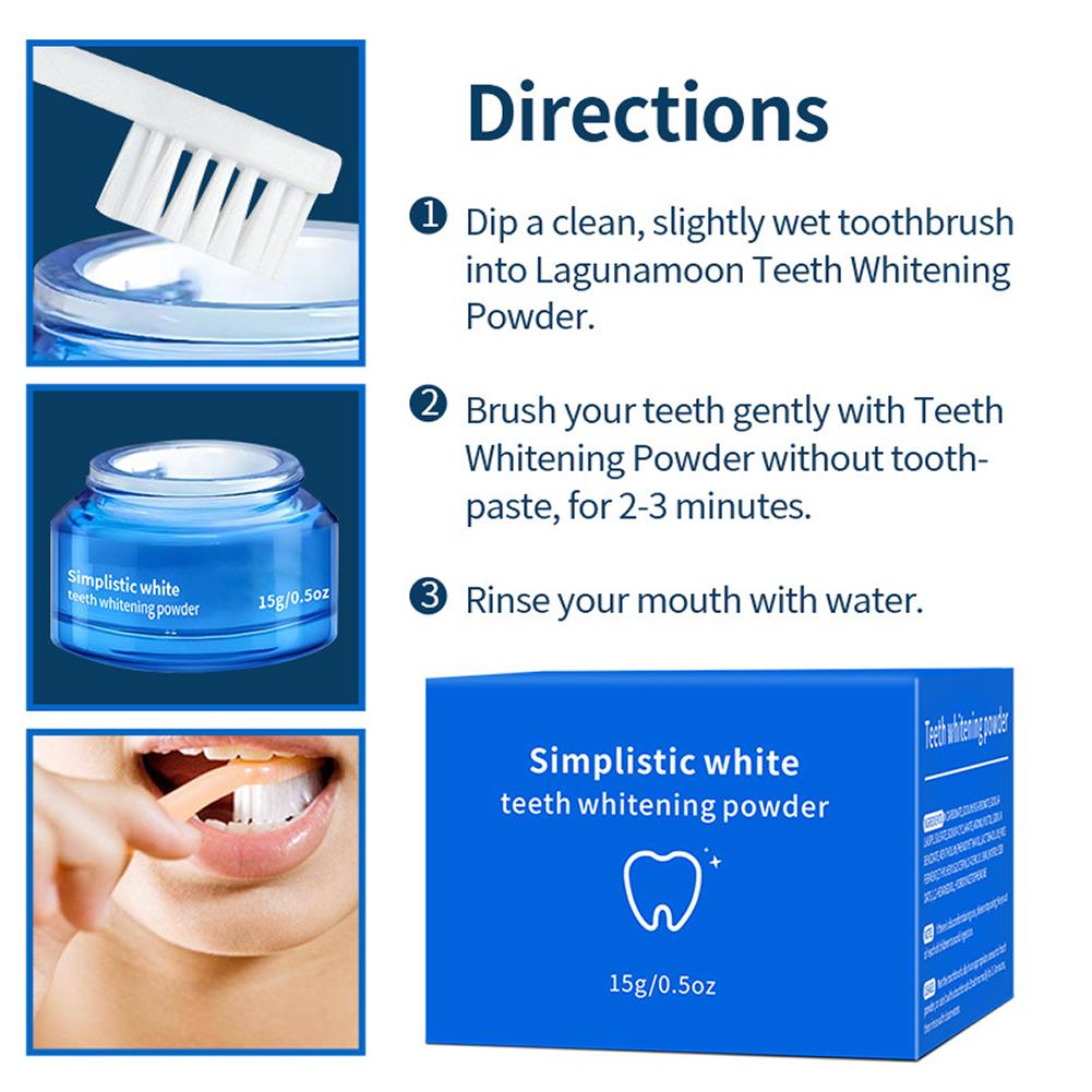 مسحوق تبييض الأسنان 15 جرام، م - مراجعة Teeth Whitening Zimba وسعره