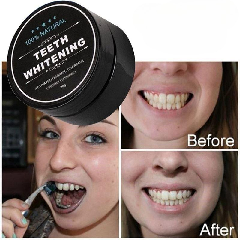 1 صندوق من مسحوق تبييض الأسنان - مراجعة Teeth Whitening Zimba وسعره