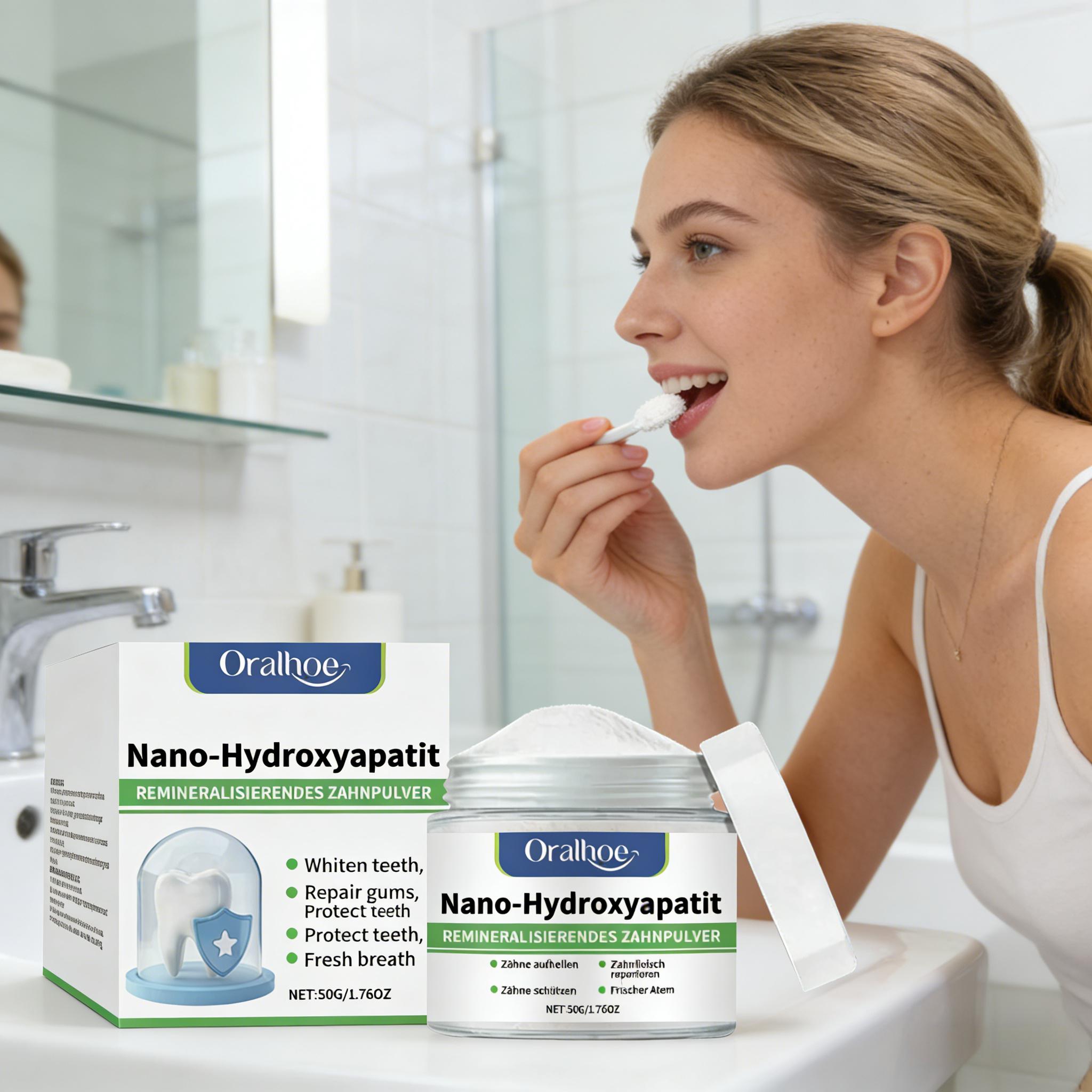 مسحوق تبييض الأسنان Oralhoe، ت - مراجعة Teeth Whitening Zimba وسعره