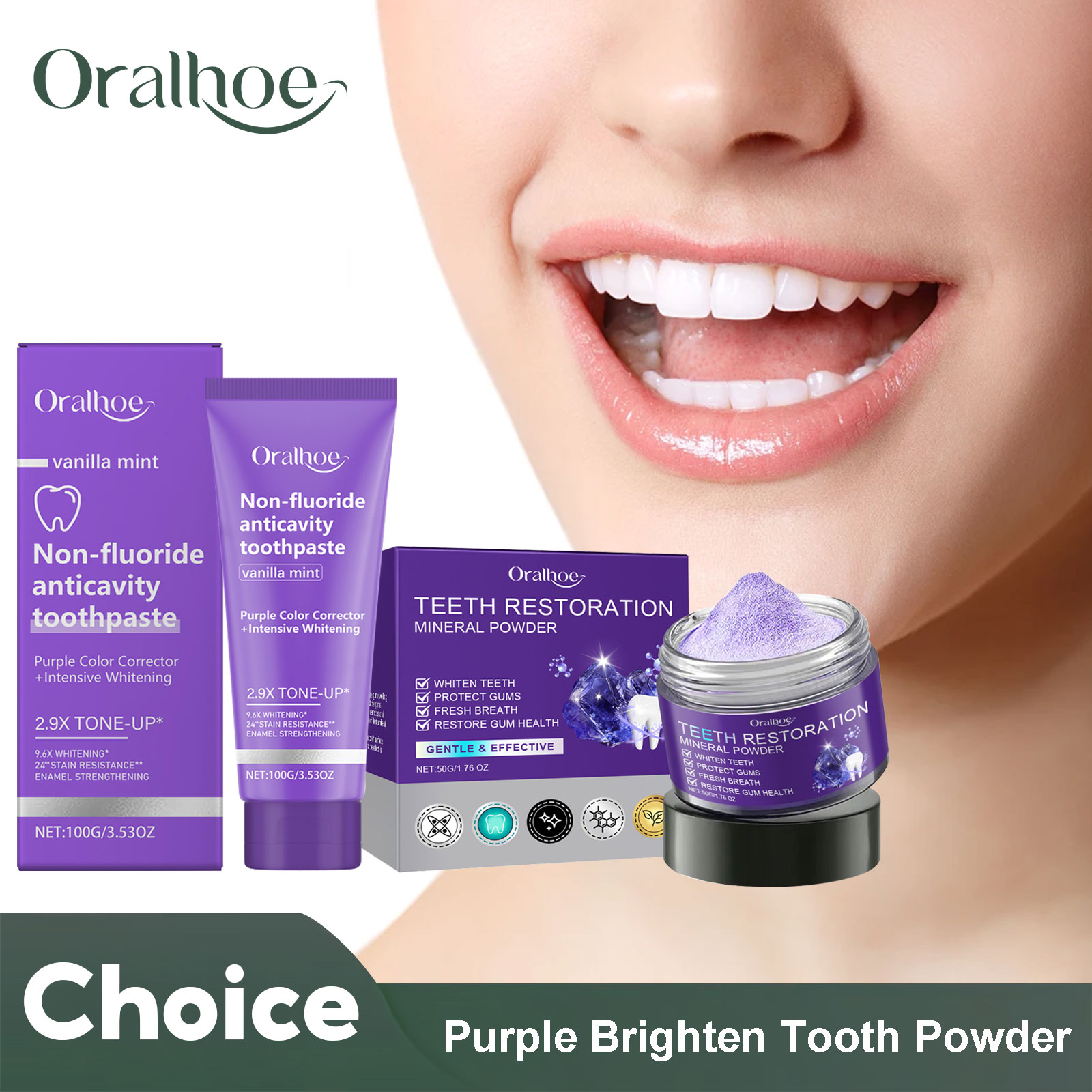 Teeth Restoration Mineral Powd - مراجعة Teeth Whitening Naturally وسعره