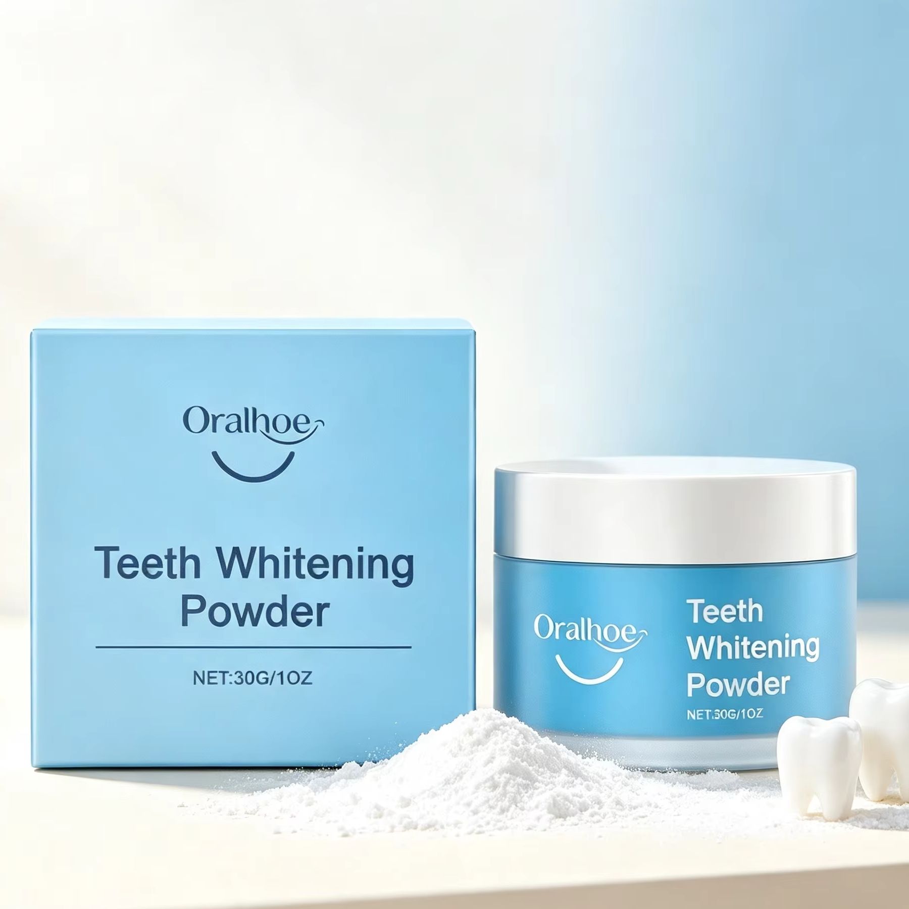 مسحوق أورالهو لتنظيف الأسنان،  - مراجعة Teeth Whitening Zimba وسعره