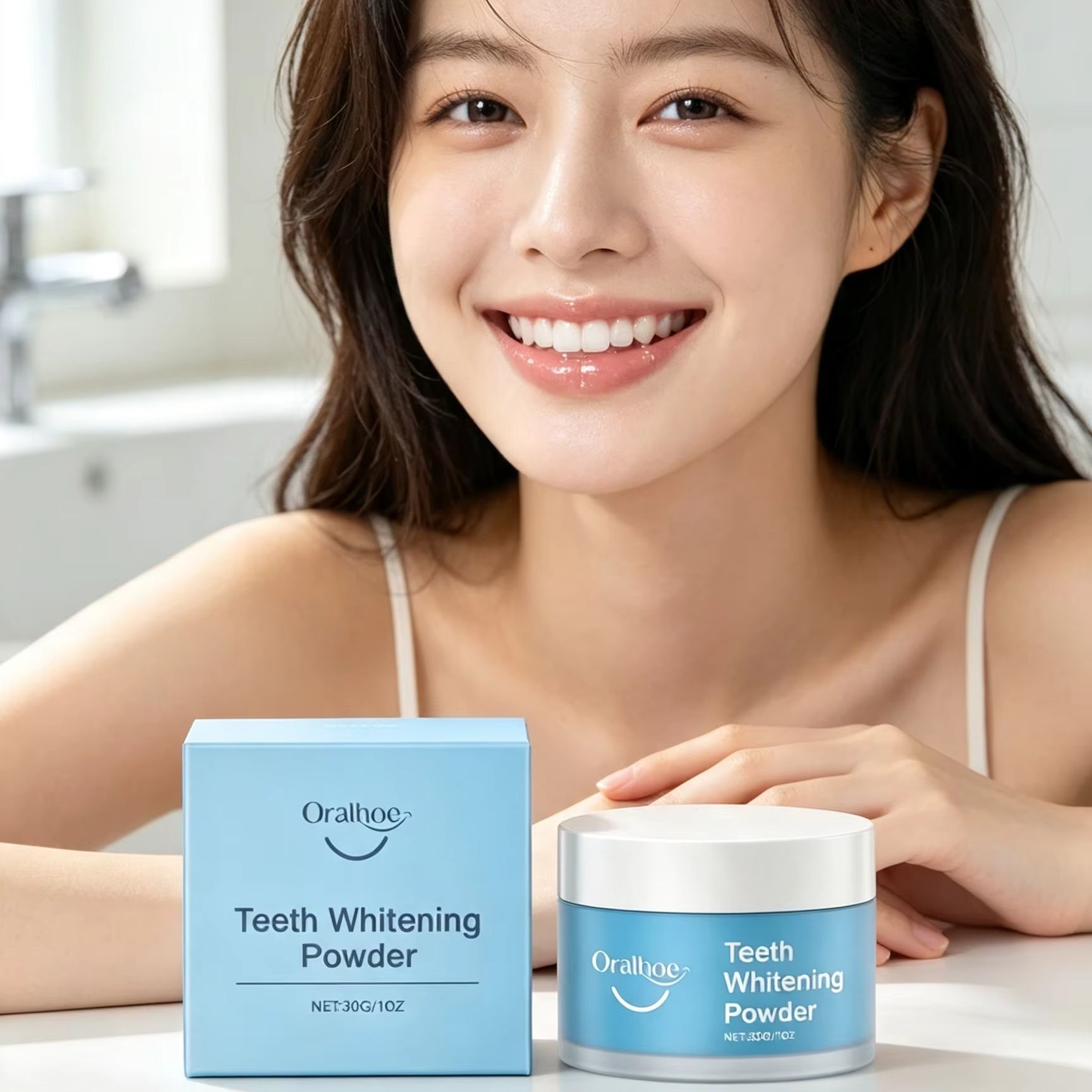 مسحوق أورالهو لتنظيف الأسنان،  - مراجعة Teeth Whitening Zimba وسعره