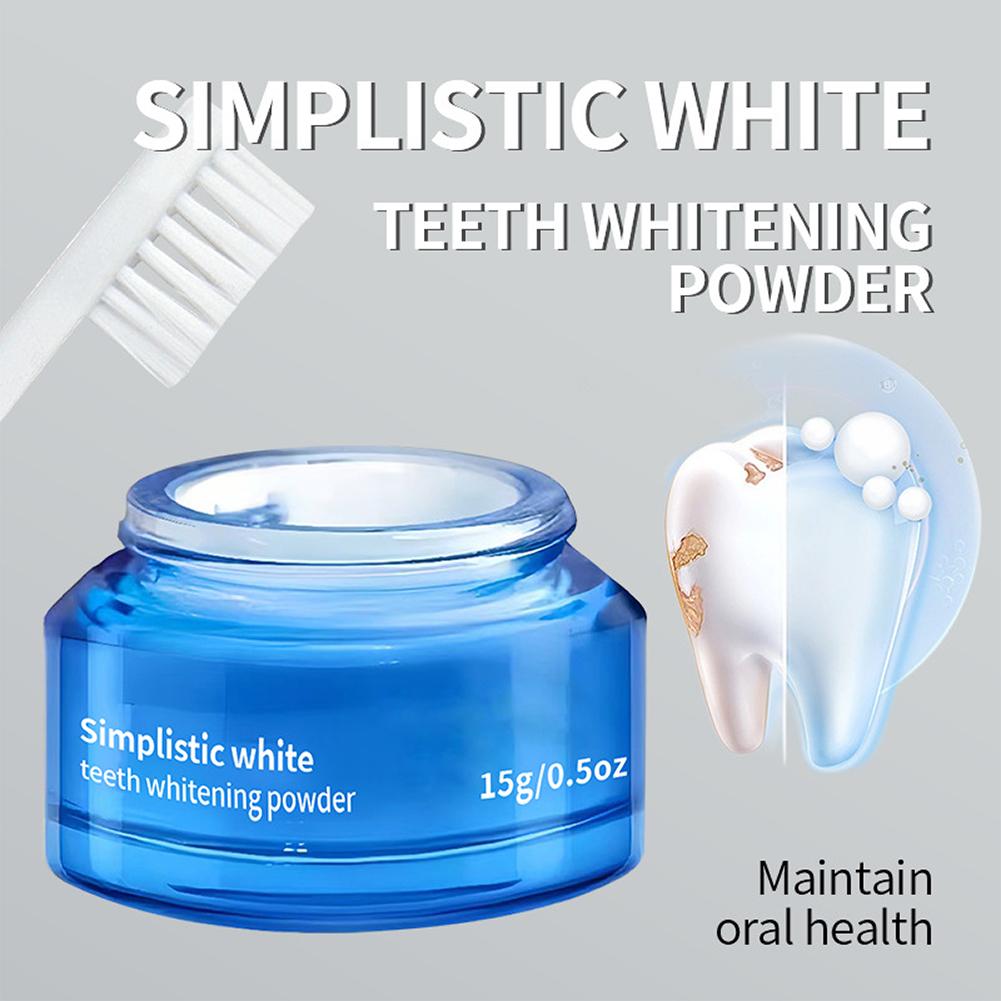 مسحوق تبييض الأسنان البسيط يقل - مراجعة Teeth Whitening Zimba وسعره