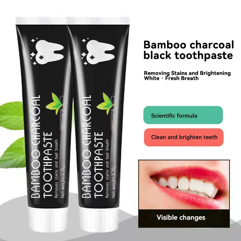 معجون أسنان مبيض بالفحم النبات - مراجعة Teeth Whitening Zimba وسعره