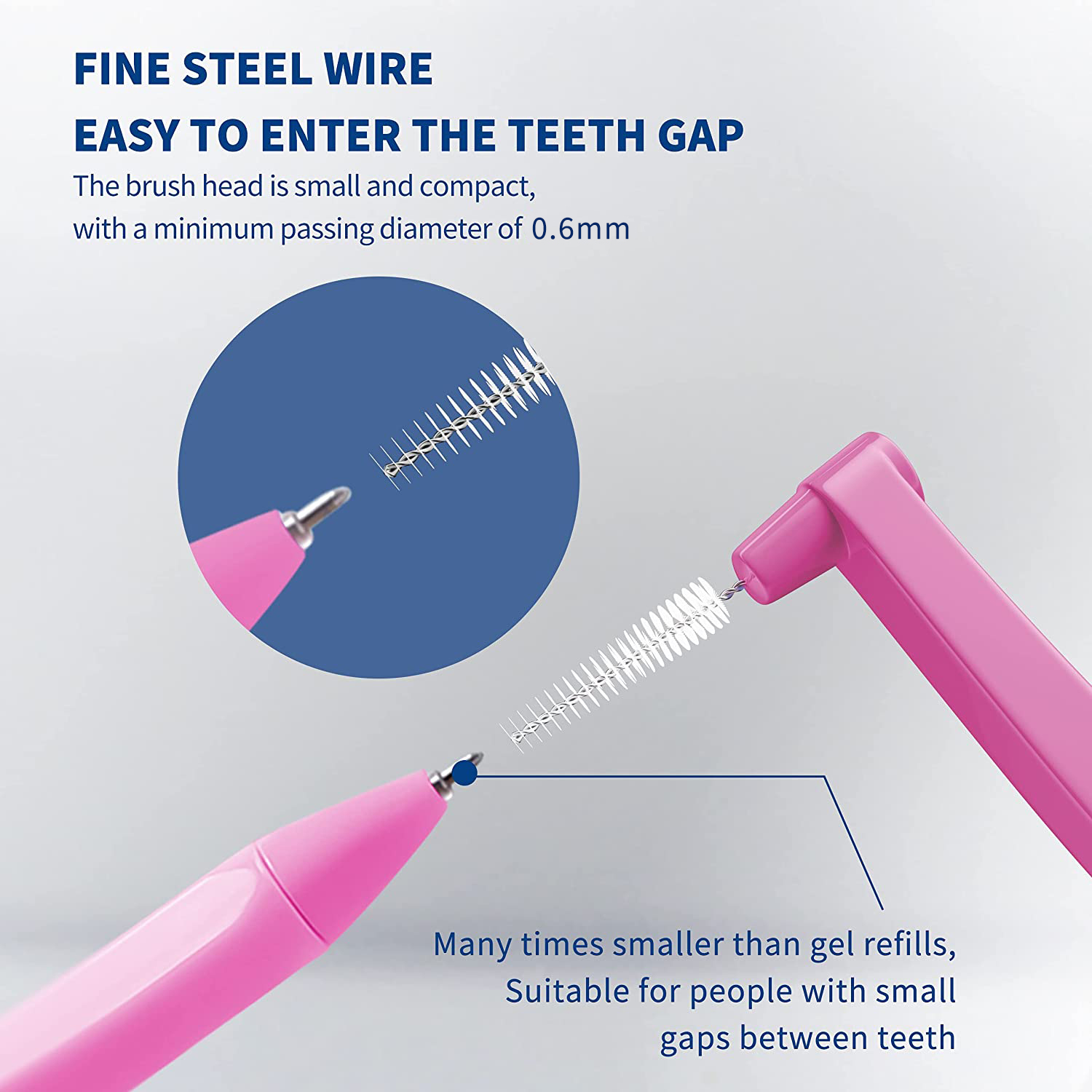 Kingubznis 100 قطعة فرشاة تقوي - مراجعة Teeth Whitening With Braces وسعره