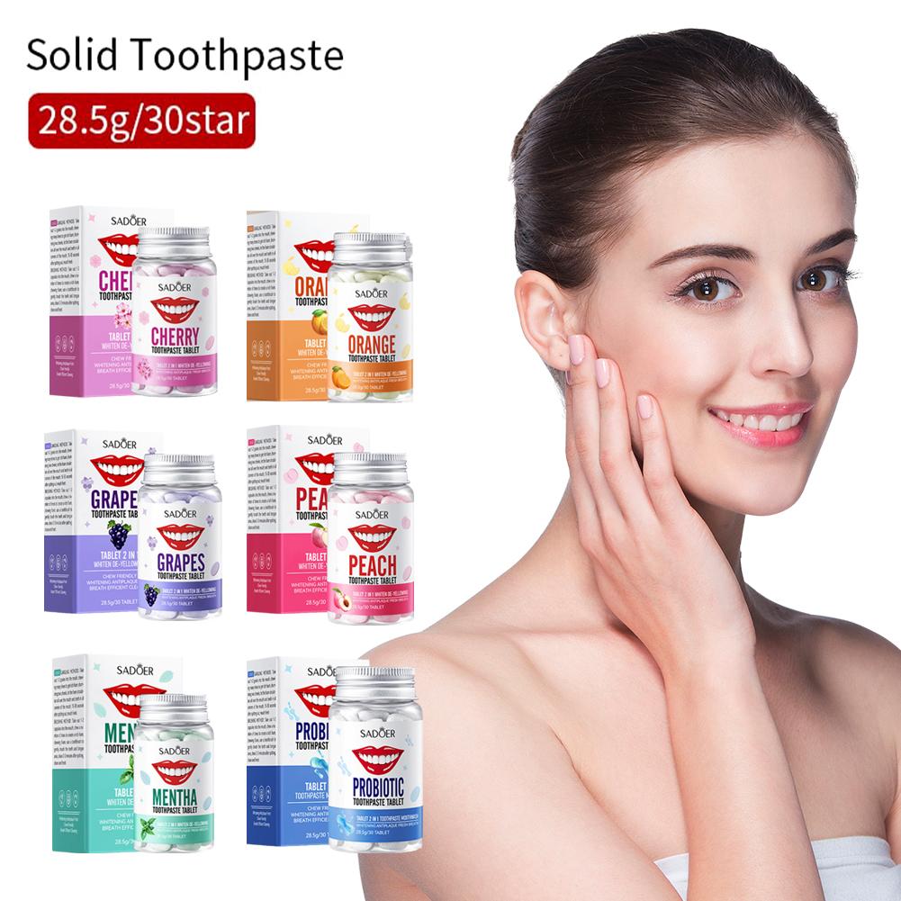 أقراص معجون الأسنان الصلبة بال - مراجعة Teeth Whitening Zimba وسعره